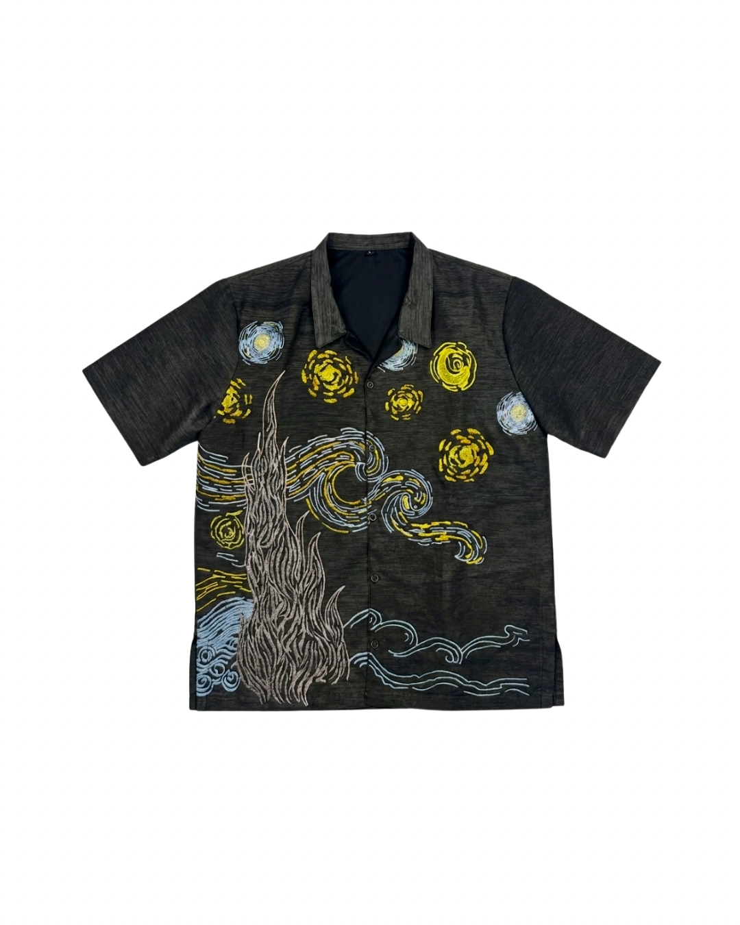 Starry Night Casual Polo Barong