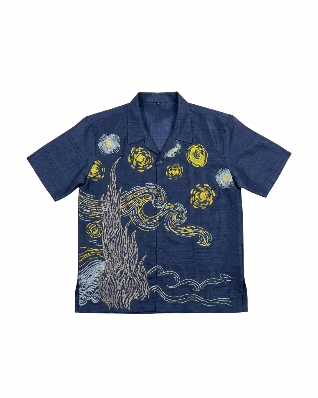 Starry Night Casual Polo Barong